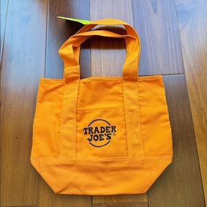 Trader Joe's Orange Tote Bag